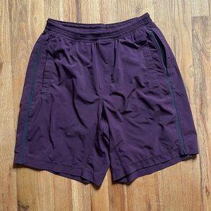 Men's Lululemon double layer shorts